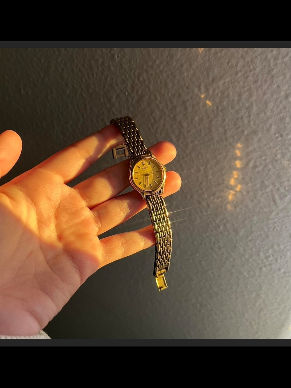 Seiko Gold Women's Two-Tone Bracelet Watch - Picture 4 of 4